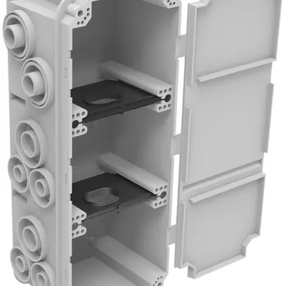 Scatola INC Spotbox UP3, 3×1, grigio 