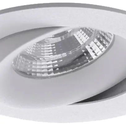 Downlight LED INC Brumberg 6W 350mA 3000K 520lm Ø95mm Ø INC=83mm IP20 blanc mat 