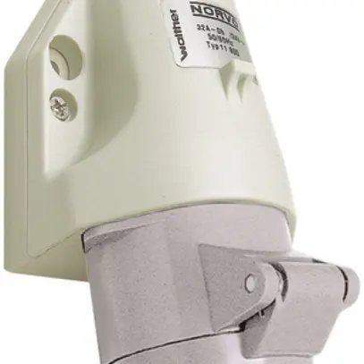 Prise murale AP NORVO 3L 16A 12h 42V blanc 