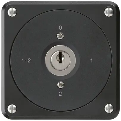 Interrupteur à clé ENC robusto sans clapet 1/1P noir pour combinaison 