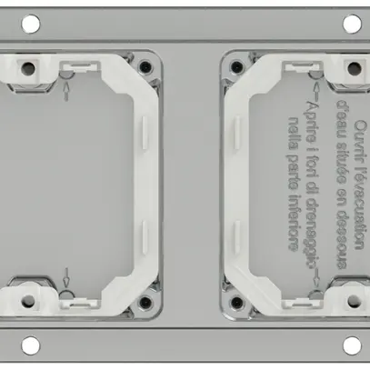 Intestazione AP ELEMENT 1×2 alluminio 