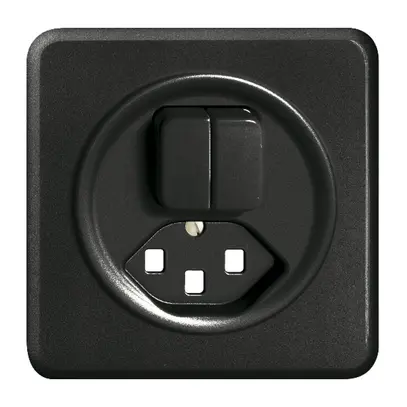 UP-Frontset FH T23 schwarz, 86×86mm für Kleinkombi 