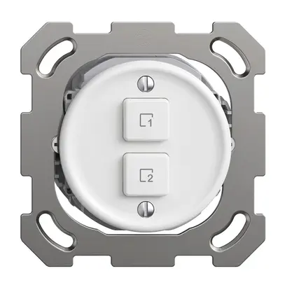 Pulsante scena INC 2 scene verticale/2T WLAN Sdue Wiser bianco 