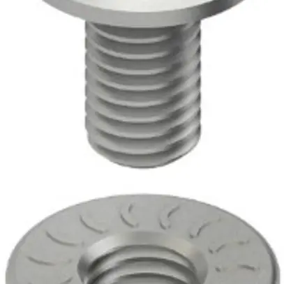 Vite testa ronda M6×12mm galvanizzato 