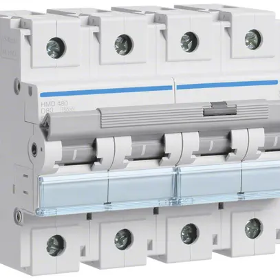 Disgiuntore Hager MCB 4P 230V tipo D 80A 6UM 