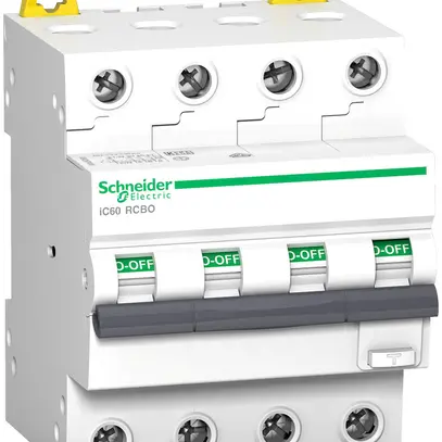Disgiuntore differenziale Schneider Electric IC RCBO 6kA 4P 16A C 30mA tipo A SI 