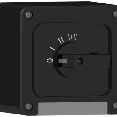Interruttore rotativo AP NAP SUPRA 1/1 nero 