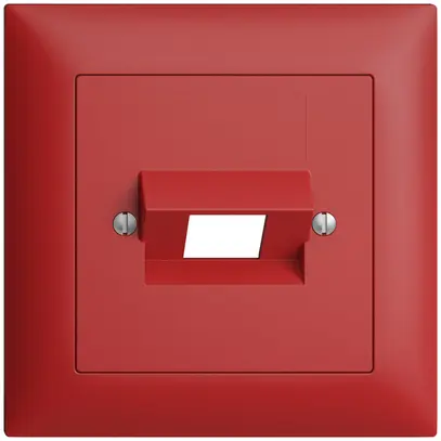 Kit frontale EDIZIOdue berry 88×88mm 1×RJ45 