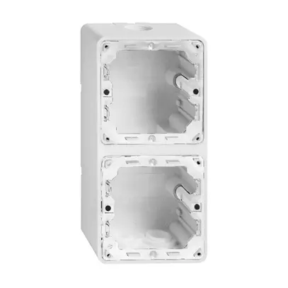 Fond de boîtier grd.I-I blanc 3×M20 