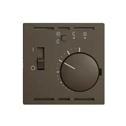 Kit frontal EDIZIOdue coffee 60×60mm pour thermost.d'amb. 