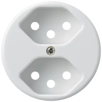 Disco frontale 2×tipo 13 bianco basico con protezione bambini 