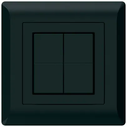 Pulsante senza fili Friends of Hue KLI, 4×, 92×92mm, adesivo, nero 
