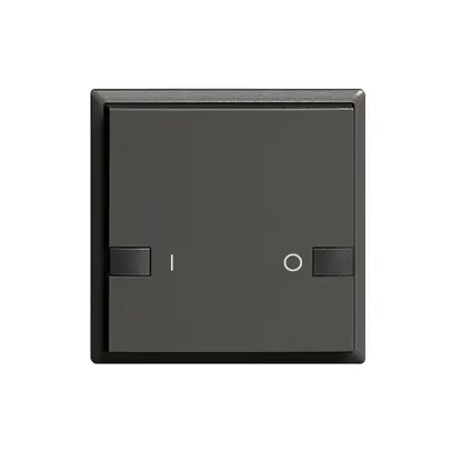 Poussoir ENC ZEP 1c/1t ON-OFF station centr./sec. EDIZIOdue noir 