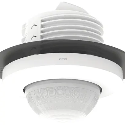 Détecteur de présence INC Niko P42LR 360° Master 230V 32…37m IP20 blanc 