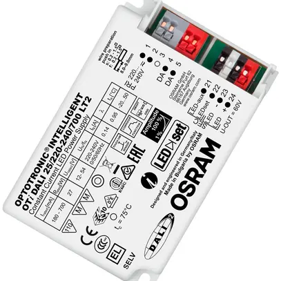Convertisseur LED Osram OTi LT2-2 700mA, 27W, IP20, DALI 
