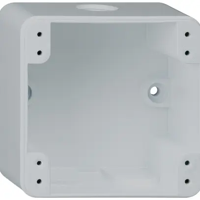 En-tête AP Hager robusto 1×1 86×86mm gris clair 