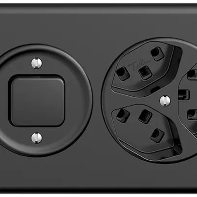 UP-Kombination STANDARDdue 3/1L+3×T23 schwarz 