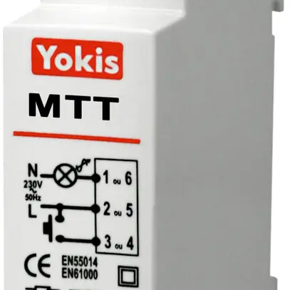 Commutateur relais température AMD Yokis 2min…4h 230V 3…500W 2.2A 