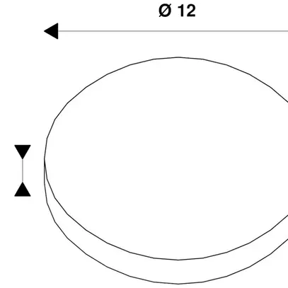 Schutzkappe SLV M-POL Aluminium Ø120×22mm anthrazit 