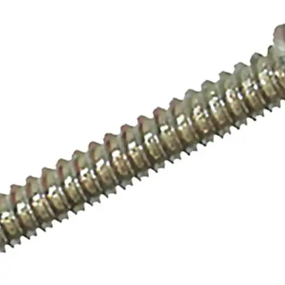 Vite con filetto doppio M6/l25mm zinc. 