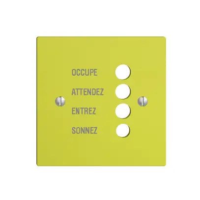 Placca frontale EDIZIOdue lemon francese 
