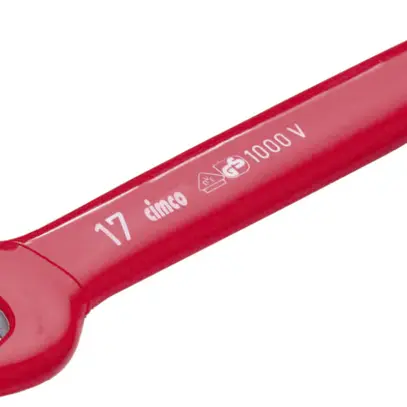 Clé à fourche simple CIMCO grd.24 DIN7446 VDE 1000V 