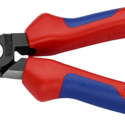 Pince à dénuder KNIPEX Ø15mm/10mm² 180mm chromée avec gaines bi-matière 