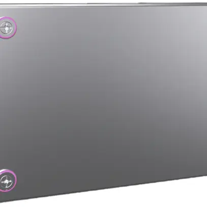 Petit boîtier Rittal KX Jonction, IP66, 300×200×80mm, acier fin V2A 
