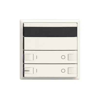 Kit frontale IR ON-OFF 2c/2t ZEP 60×60mm bianco 
