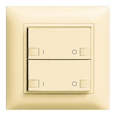 Tasto INC ZEP 2c/2t ON-OFF stazione principale EDIZIOdue vanille 