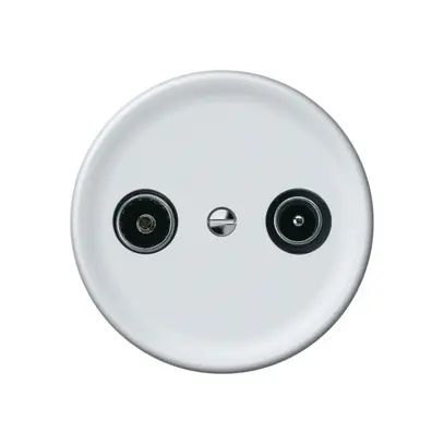 Presa antenna TV-R origin presa d’arrivo 4dB bianco 