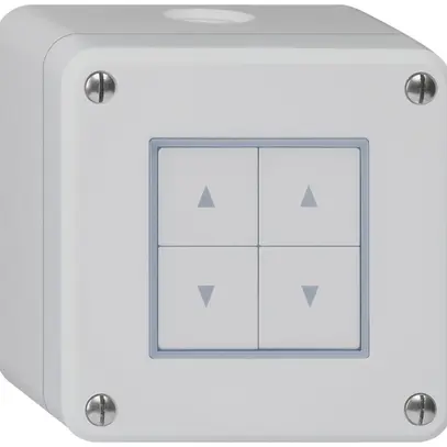 Contact pour stores AP robusto IP55 gris avec 4 touches de fonction 