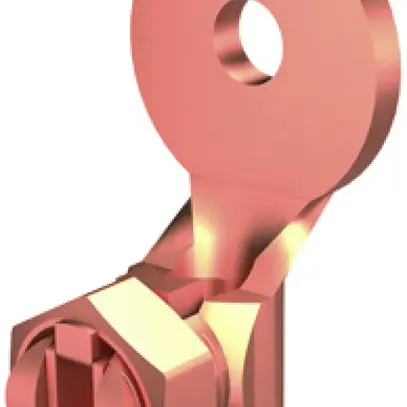 Capocorda per filo Flury AV 4 Cu nudo, cavi Ø 6mm, foro Ø 8mm 