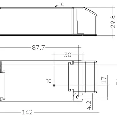 Alimentazione LED Tridonic 10…35W 24V 437…1458mA REG 