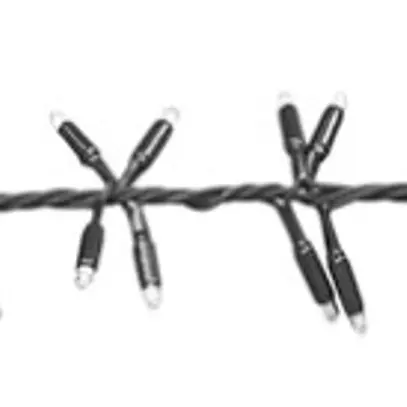 Ghirlanda MK Magic String Lite 120 2.5m 230V 120 LED bianco caldo, cavo nero 