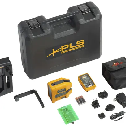 Livello laser a croce Fluke-PLS 180G RBP KIT 15m ≥3h verde 525nm 