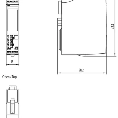 Module de sortie API Siemens SIMATIC ET200SP DQ 16×24VDC/0.5A ST A0 CC00, 10 pcs 