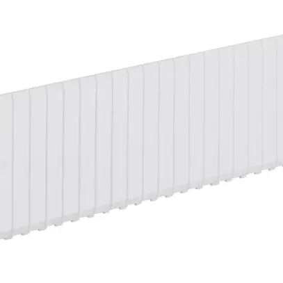 Striscia di copertura Hager vector 18 moduli 328×54mm grigio 