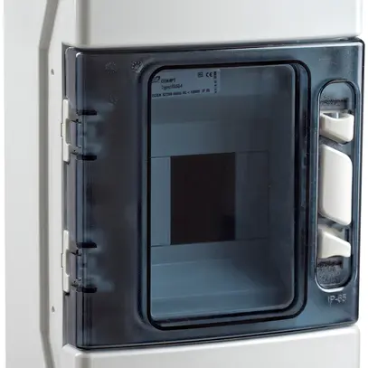 Scatola AP Elcase 231×166×113mm 1×4 moduli IP65 IK08 650°C ABS/PC grigio 