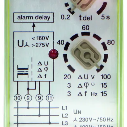 Relais de surveillance ComatReleco 3LN UB 160V 