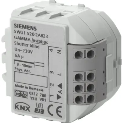Attuatore di persiana KNX INS Siemens 230VAC 1×6A RS520/23 