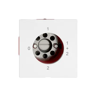 Interruttore rotativo EDIZIO.liv SNAPFIX® commut.serie 1/1L s.cilindro bi 