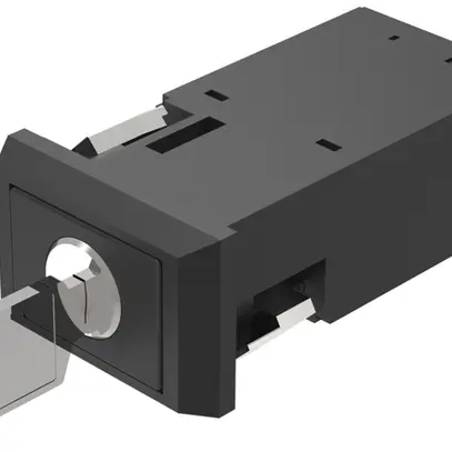 Interruttore a chiave EAO 22 1NO raccordo a vite riposo (a)-cliccato (a) 22×30mm 