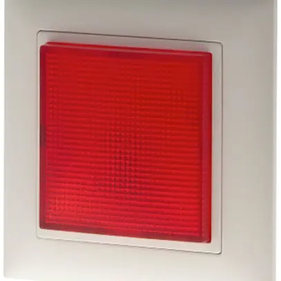 Lampe flash ENC EDIZIOdue rouge 230VAC Hugentobler type16 plat 