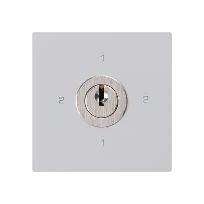 Intérieur interrupteur à clé kallysto 3/1L gris clair avec serrure Kaba 8 