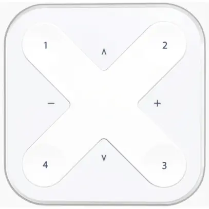 Émetteur RF mural Casambi XPRESS RWBT, Bluetooth, 90×90×12mm, blanc 