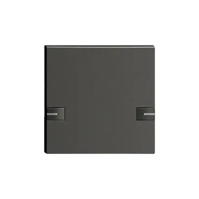 Taste 1/1 KNX/UNI-Taster mit LED EDIZIOdue 2×Einfachbedienung schwarz 
