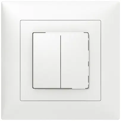 Interrupteur poussoir ENC SIDUS B 1/3+3/1L blanc 