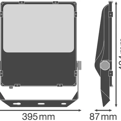 Projecteur LED Ledvance FLOODLIGHT PFM SYM 60, 200W 4000K 28000lm IP66 noir 