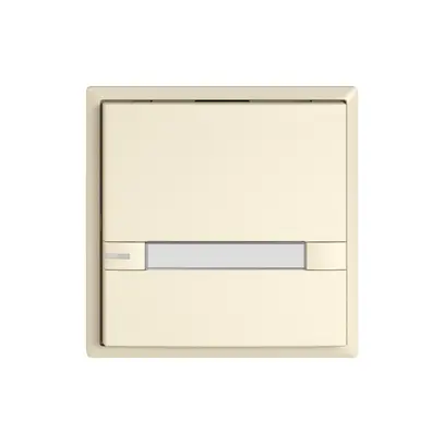 Poussoir KNX RGB EDIZIO.liv SNAPFIX® capteur temp.RGB-LED étiqu.1×com.2T cr 